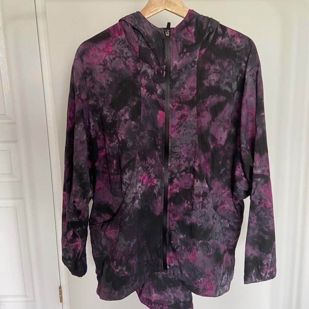 Shop DYI Purple and Black Windbreaker